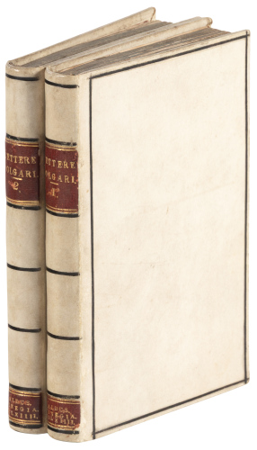 Lettere Volgari di diversi nobilissimi huomini, Libro Primo [with] Libro Secondo