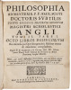 Philosophia ad mentem r. p. f. Ioan. Scoti doctoris subtilis totius ordinis fratrum minorum magistri scholastici angli tomi tertii pars I.A mathematicae synopsim. ex vniuersisi eius operibus genuinis fideliter erutam & elucidatam complectens - 2
