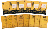 Hotel and hospitality handbooks, including guides to wines & liquor, guides for waiters and waitresses
