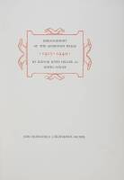 Bibliography of The Grabhorn Press: 1915-1940