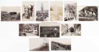 Ten original photographs of Southern California, five featuring the Mount Lowe Railway