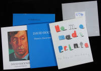 Lot of 4 volumes in 5 by or illustrated by David Hockney