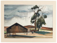 Watercolor painting of Kamuela, Hawaii