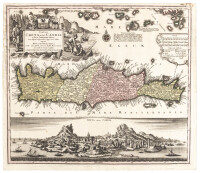Insula Creta nunc Candia in sua IV...