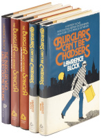 Five volumes by Lawrence Block