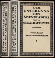 Des Untergang des Abendlandes - 2 vols