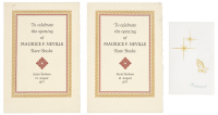Three pieces of Bukowski ephemera