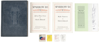 Blue & White Semi-Annual, Winter '39 [and] Bukowski ephemera
