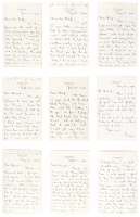 A collection of correspondence from George Sterling to Howard Wolf