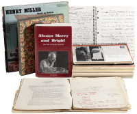 Always Merry and Bright: The Life of Henry Miller - original typescript, draft notebooks and more