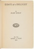 Essays of a Biologist - 3