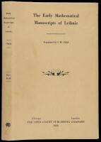 The Early Mathematical Manuscripts of Leibniz