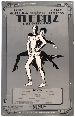 Holly Woodlawn and Casey Donovan in The Ritz, poster