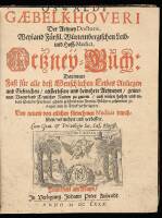 Artzney-Buch: Darinnen vast f&uuml;r alle des Menschlichen Leibes Anliegen...