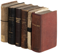 Six Galignani Guides from the Age of Haussmann and beyond