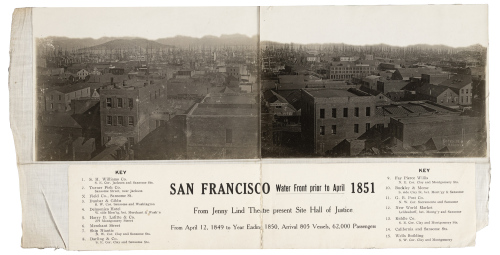 San Francisco Water Front prior to April 1851