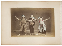 Tamamura Kozaburo album of 47 hand-colored photographs of Japan