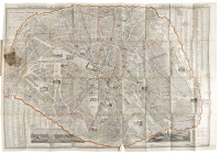 Plan Garanti-Complet ou le guide dans Paris 1857