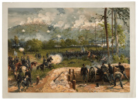 The Battle of Kenesaw Mountain chromolithograph