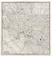 Service Men&rsquo;s Map of Washington / Full Information on Service Clubs, Entertainment and Sightseeing...