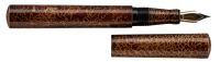 [TAMENURI STUDIO]: Crimson and Gold Urushi Limited Edition Vest-Form Fountain Pen