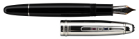 MONTBLANC: Living Royals Meisterstuck Solitaire Steel Doue Fountain Pen