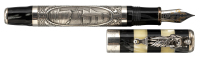 MONTEGRAPPA: Amerigo Vespucci Sterling Silver Limited Edition Fountain Pen