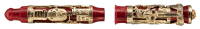MONTEGRAPPA: Luxor Red Sea Vermeil Limited Edition Fountain Pen * DEALER'S SPECIMEN