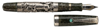 MONTEGRAPPA: Oriental Zodiac Rabbit Sterling Silver Limited Edition Fountain Pen