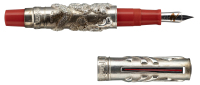 OMAS: 1997 Hong Kong Return to the Motherland Sterling Silver Limited Edition Fountain Pen