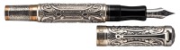 AURORA: Hong Kong Commemoration ("Benvenuto Cellini") Limited Edition Sterling Silver Fountain Pen