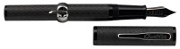 CONKLIN: Mark Twain Matte Carbon Crescent-Filler Fountain Pen