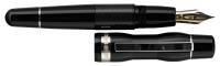 DELTA: Horsepower Black and Carbon Fiber Fountain Pen