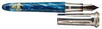 MONTEGRAPPA: Classical Greece Limited Edition Sterling Silver Fountain Pen