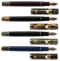 VISCONTI: Ragtime Fountain Pens * Lot of Four