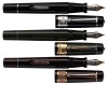 DELTA: Return to China Hong Kong 1997 Set of Three Ebonite and 18K Gold Limited Edition 30 Fountain Pens