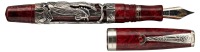 MONTEGRAPPA: Oriental Zodiac Rooster Sterling Silver Limited Edition Fountain Pen