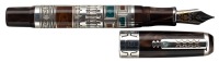 MONTEGRAPPA: Human Civilization Sterling Silver Limited Edition Fountain Pen * ARTIST'S PROOF