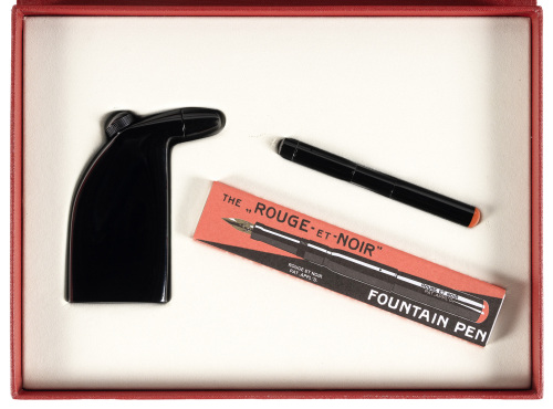MONTBLANC: Rouge et Noir Limited Edition 100 Anniversary Safety Fountain Pen