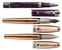 MONTEGRAPPA: Mule [and] Ducale Viola * Lot of Three Writing Instruments