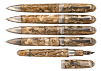 MONTEGRAPPA: Liberty Fountain Pen and Ballpoint Lot * Lot of Five Pens