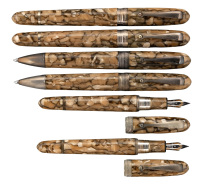 MONTEGRAPPA: Liberty Fountain Pens, Rollerballs and Ballpoints * Lot of Six Pens