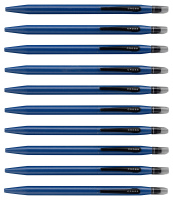 CROSS: Click Ballpoint Pens, Pearlescent Blue * Lot of 20 Pens