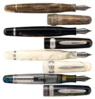 STIPULA: Etruria Fountain Pens (Magnifica, Rainbow, Gaudi) * Lot of Four