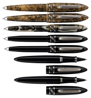 STIPULA: Model T Ballpoint [and] Speedball Pens * Lot of Seven