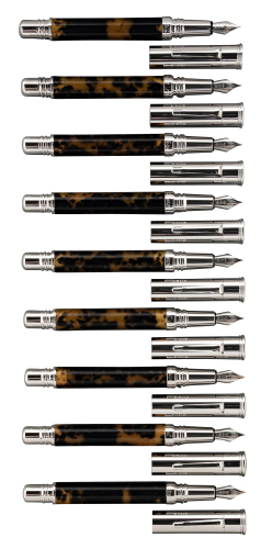 FERRARI DA VARESE: Spartacus Amber * Lot of Nine Fountain Pens