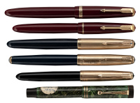 PARKER: Parker 51, Duofold, Vacumatic, and Other Fountain Pens * Lot of 14