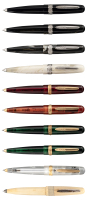 STIPULA: Etruria Magnifica [and] Etruria Rainbow Ballpoint Pens * Lot of Ten