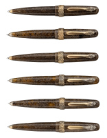 STIPULA: Etruria de Architectura Limited Edition Ballpoint Pens * Lot of Six
