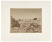 Ships in Port of Brest, France